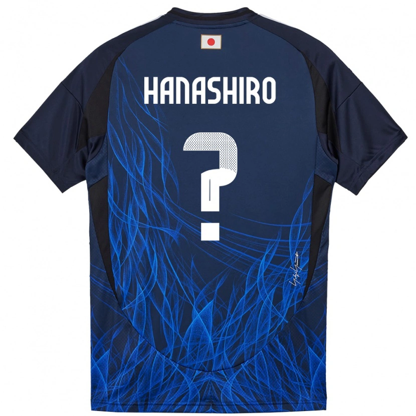 Danxen Hombre Camiseta Japón Rinto Hanashiro #0 Azul Oscuro 1ª Equipación 24-26 La Camisa