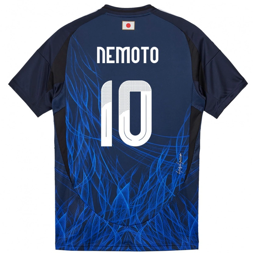 Danxen Hombre Camiseta Japón Kotaro Nemoto #10 Azul Oscuro 1ª Equipación 24-26 La Camisa