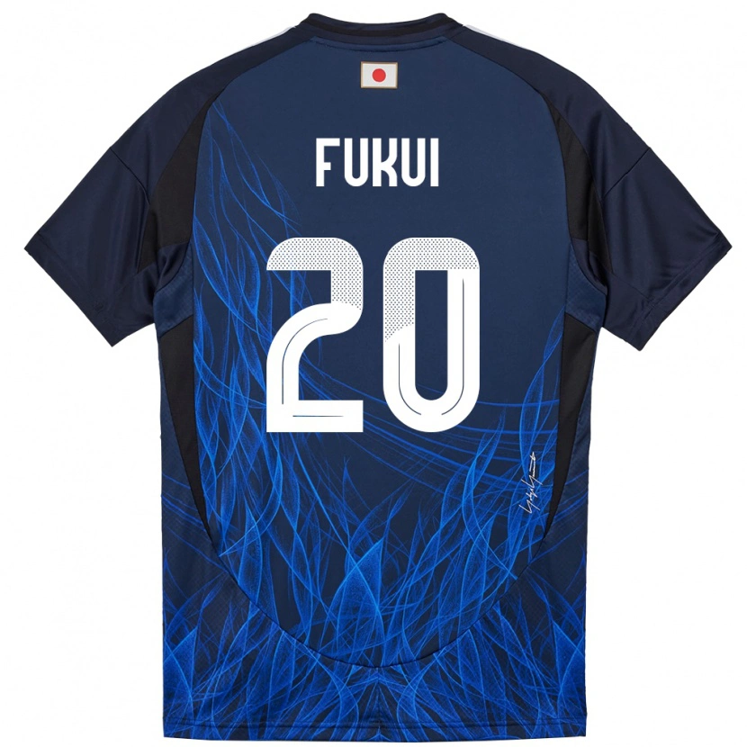 Danxen Hombre Camiseta Japón Taichi Fukui #20 Azul Oscuro 1ª Equipación 24-26 La Camisa