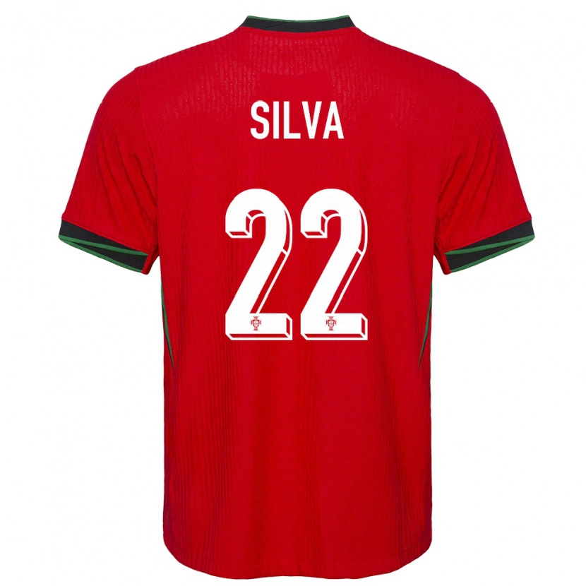 Danxen Hombre Camiseta Portugal Rui Silva #22 Rojo 1ª Equipación 24-26 La Camisa