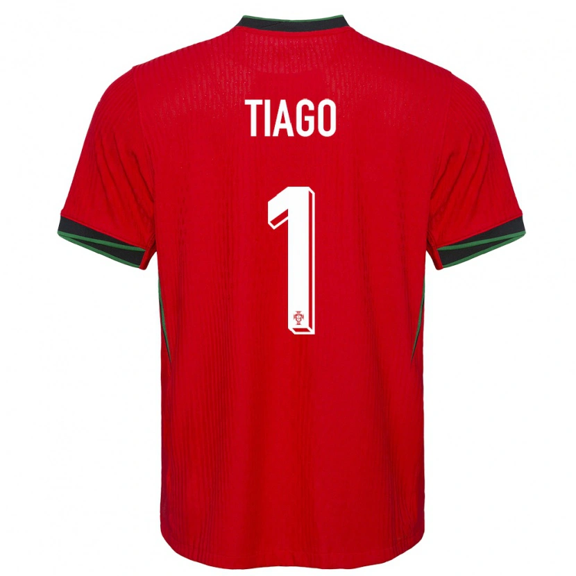 Danxen Hombre Camiseta Portugal Tiago Ferreira #1 Rojo 1ª Equipación 24-26 La Camisa