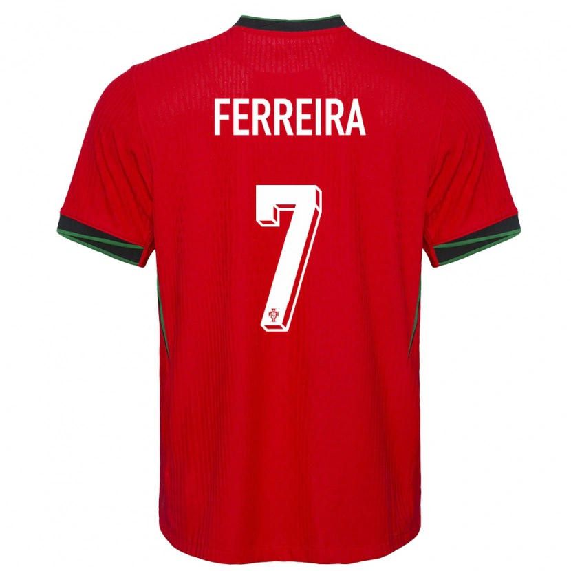 Danxen Hombre Camiseta Portugal Tiago Ferreira #7 Rojo 1ª Equipación 24-26 La Camisa