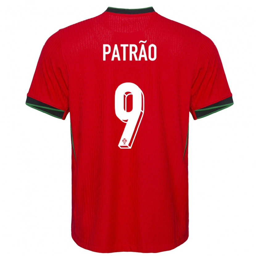 Danxen Hombre Camiseta Portugal Afonso Patrão #9 Rojo 1ª Equipación 24-26 La Camisa