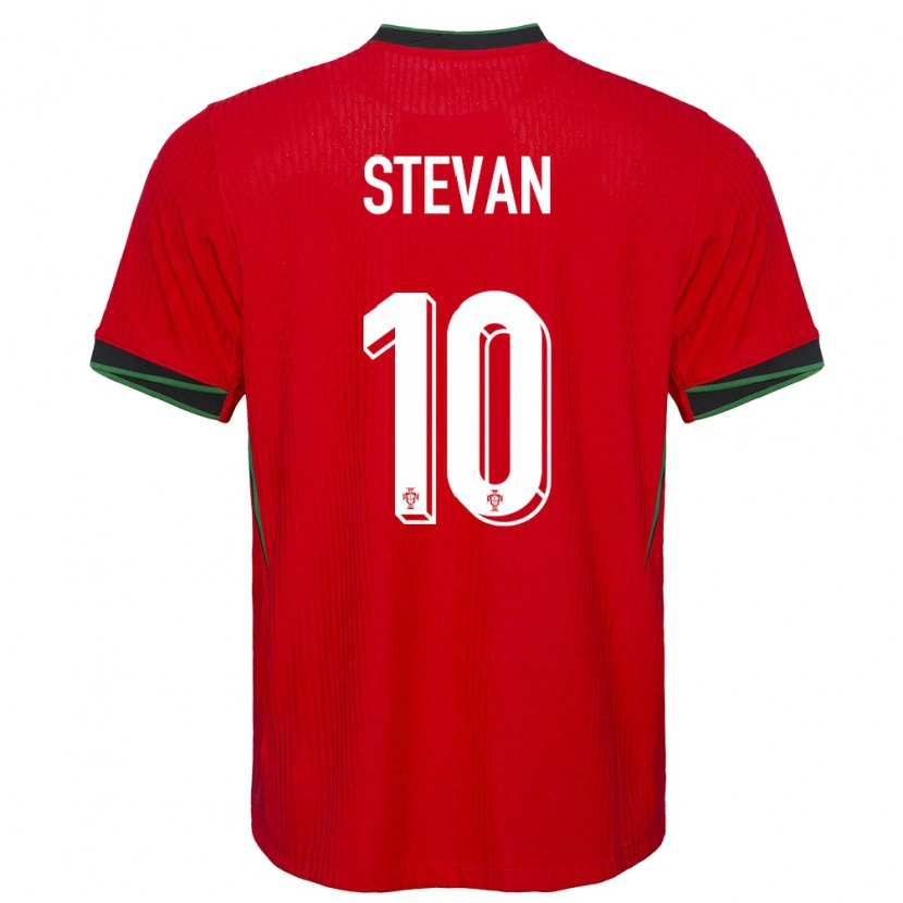 Danxen Hombre Camiseta Portugal Stevan #10 Rojo 1ª Equipación 24-26 La Camisa