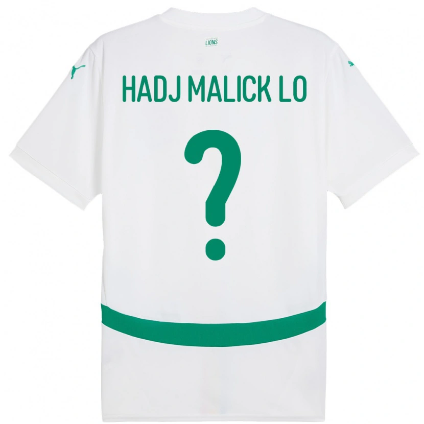 Danxen Hombre Camiseta Senegal El Hadj Malick Lo #0 Blanco 1ª Equipación 24-26 La Camisa