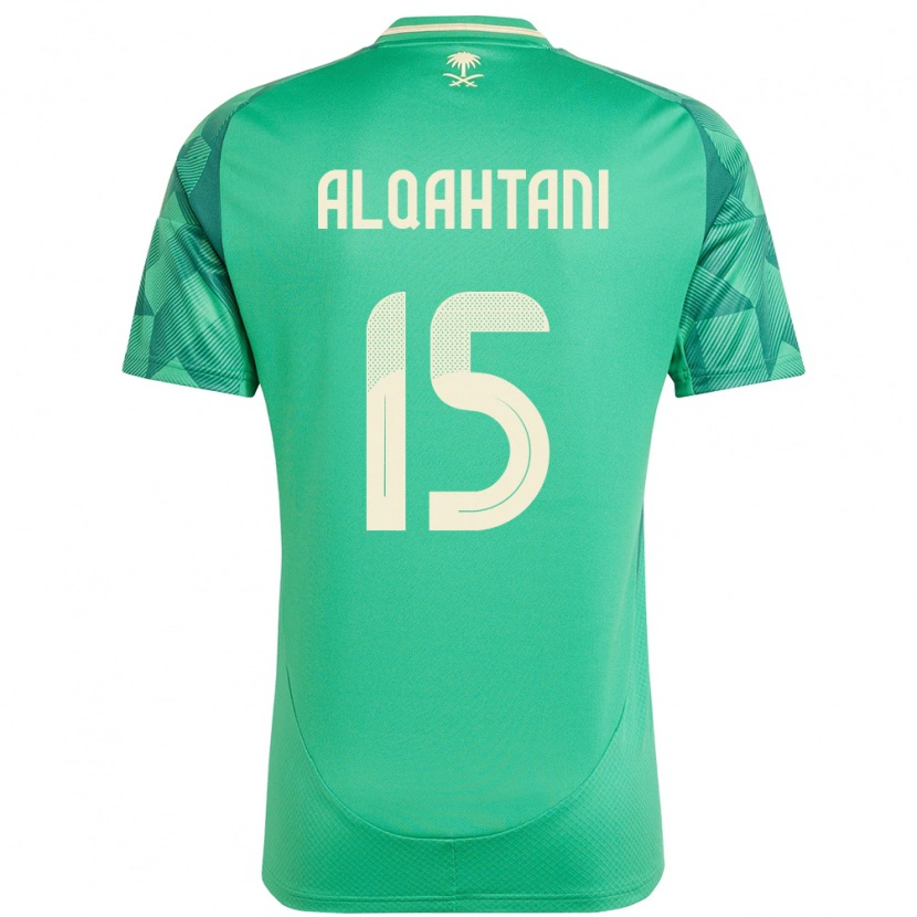 Danxen Hombre Camiseta Arabia Saudita Mohammed Alqahtani #15 Verde 1ª Equipación 24-26 La Camisa