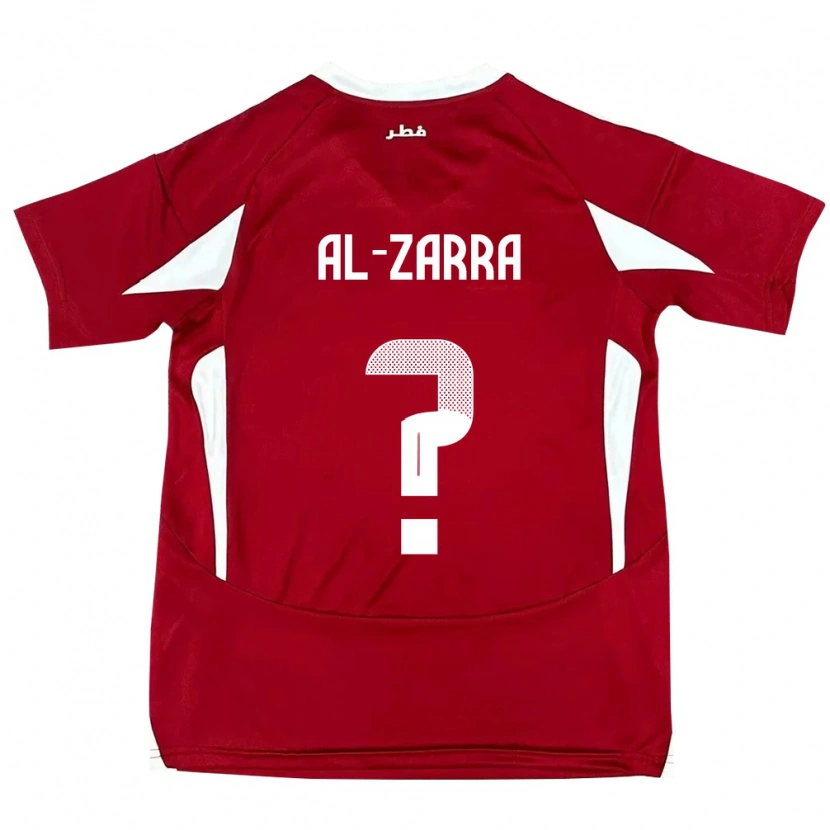 Danxen Hombre Camiseta Catar Jassim Al-Zarra #0 Rojo 1ª Equipación 24-26 La Camisa