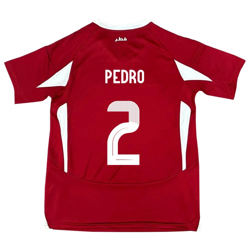 Danxen Hombre Camiseta Catar Ro Ro #2 Rojo 1ª Equipación 24-26 La Camisa