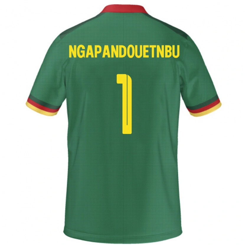 Danxen Hombre Camiseta Camerún Simon Ngapandouetnbu #1 Verde 1ª Equipación 24-26 La Camisa
