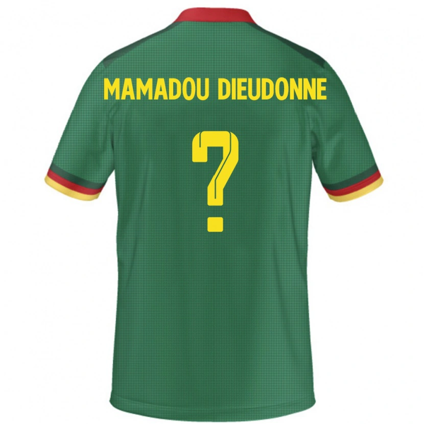 Danxen Hombre Camiseta Camerún Malik Mamadou Dieudonne #0 Verde 1ª Equipación 24-26 La Camisa