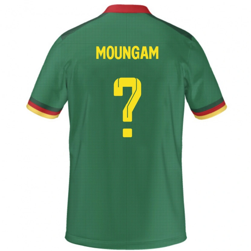 Danxen Hombre Camiseta Camerún Emmanuel Moungam #0 Verde 1ª Equipación 24-26 La Camisa