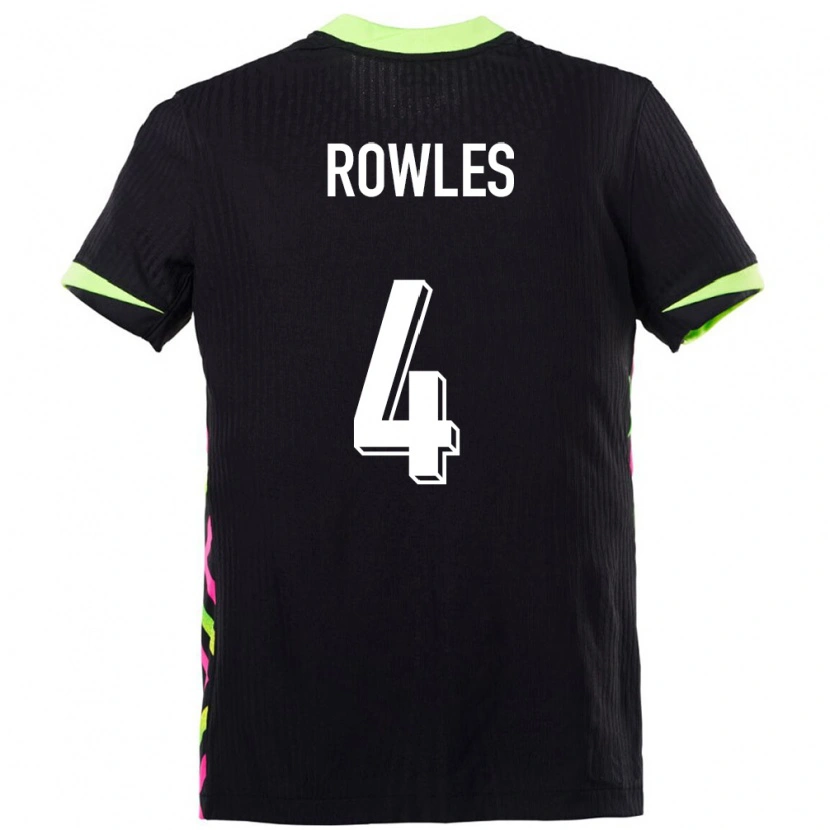 Danxen Hombre Camiseta Australia Kye Rowles #4 Azul Oscuro 2ª Equipación 24-26 La Camisa