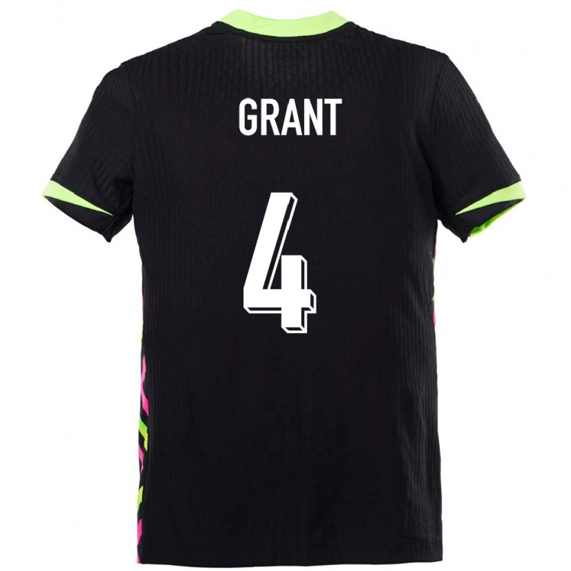 Danxen Hombre Camiseta Australia Rhyan Grant #4 Azul Oscuro 2ª Equipación 24-26 La Camisa