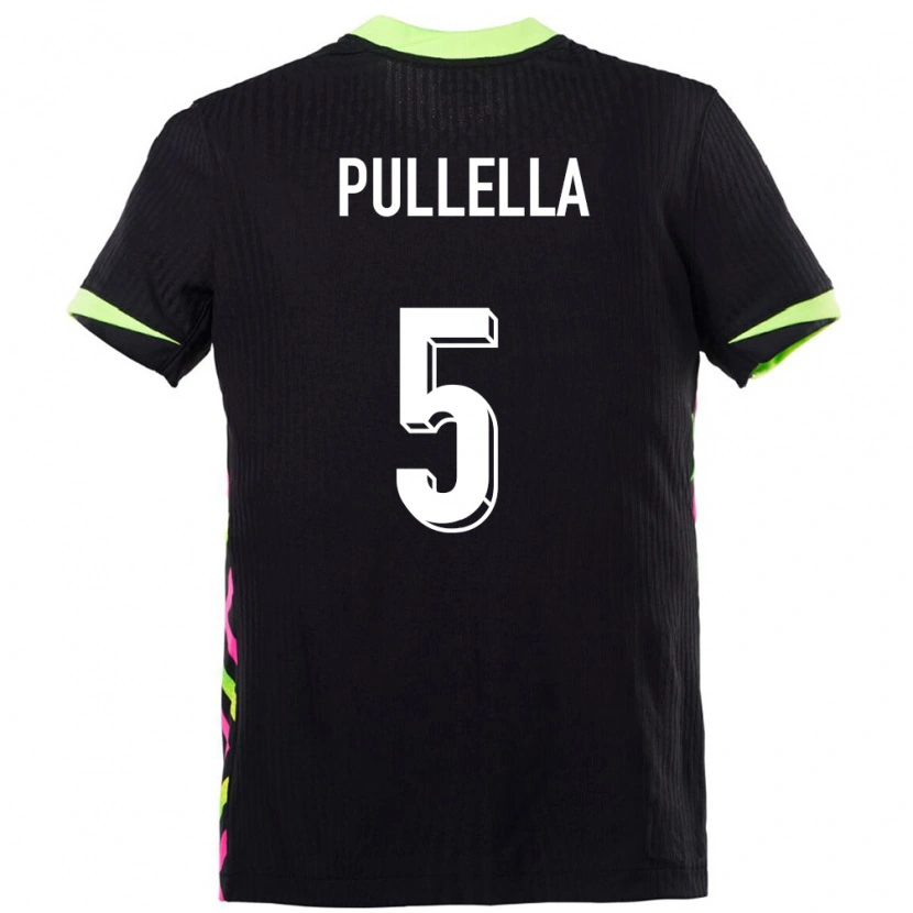 Danxen Hombre Camiseta Australia Christian Pullella #5 Azul Oscuro 2ª Equipación 24-26 La Camisa