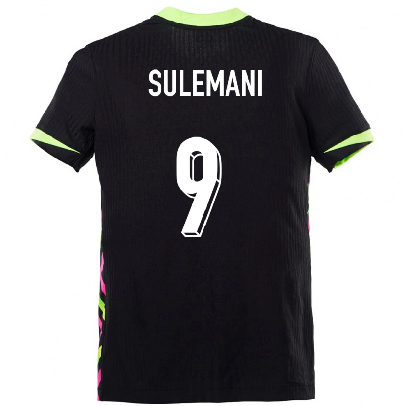 Danxen Hombre Camiseta Australia Arion Sulemani #9 Azul Oscuro 2ª Equipación 24-26 La Camisa
