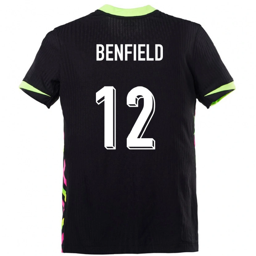 Danxen Hombre Camiseta Australia Jonty Benfield #12 Azul Oscuro 2ª Equipación 24-26 La Camisa