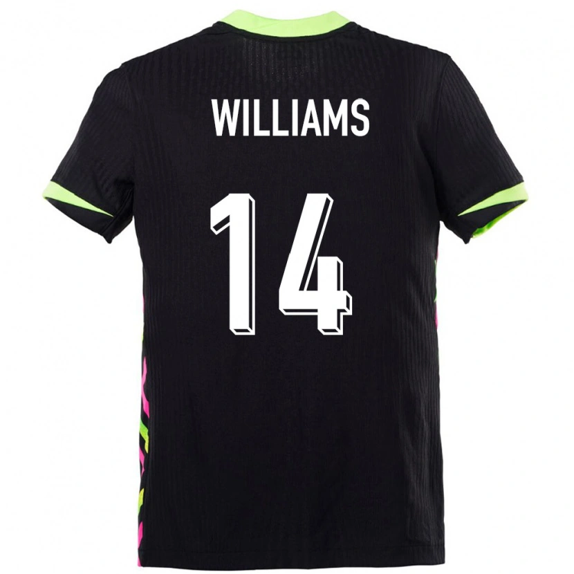 Danxen Hombre Camiseta Australia Tyler Williams #14 Azul Oscuro 2ª Equipación 24-26 La Camisa