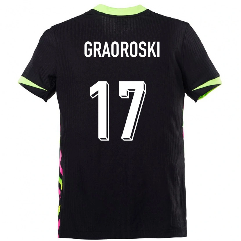 Danxen Hombre Camiseta Australia Jordan Graoroski #17 Azul Oscuro 2ª Equipación 24-26 La Camisa