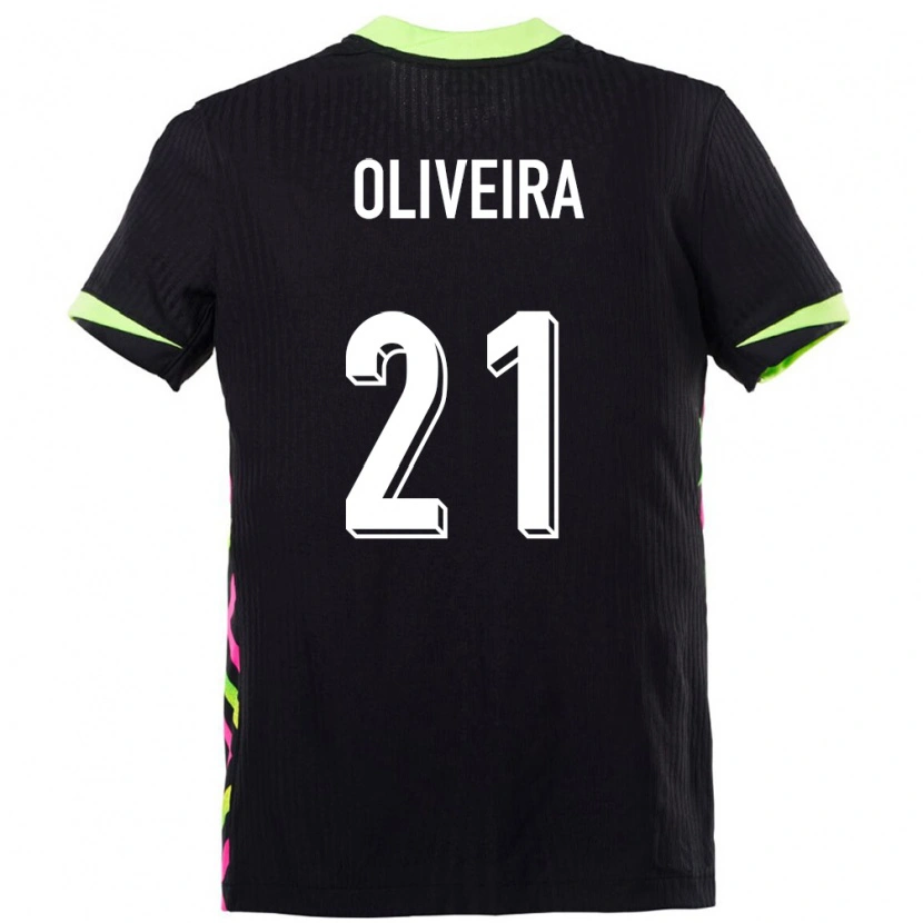 Danxen Hombre Camiseta Australia Henrique Oliveira #21 Azul Oscuro 2ª Equipación 24-26 La Camisa