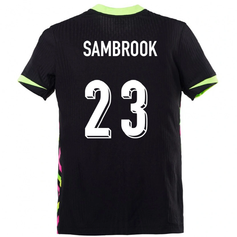 Danxen Hombre Camiseta Australia Logan Sambrook #23 Azul Oscuro 2ª Equipación 24-26 La Camisa