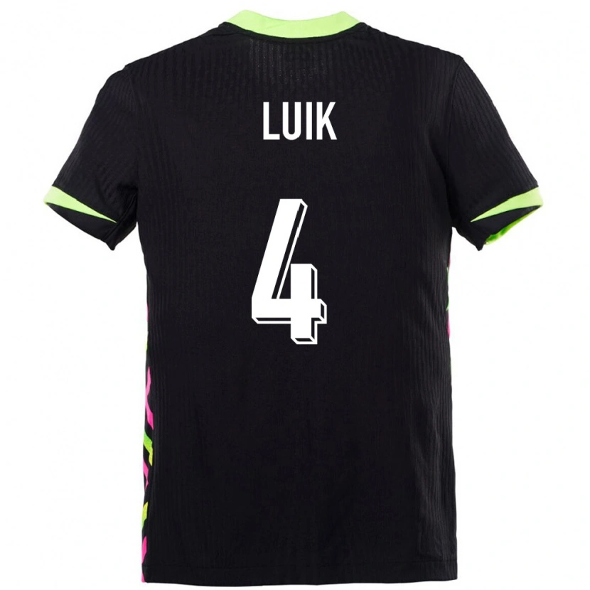 Danxen Hombre Camiseta Australia Aivi Luik #4 Azul Oscuro 2ª Equipación 24-26 La Camisa