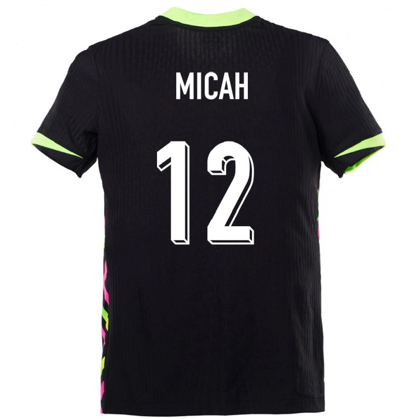 Danxen Hombre Camiseta Australia Teagan Micah #12 Azul Oscuro 2ª Equipación 24-26 La Camisa