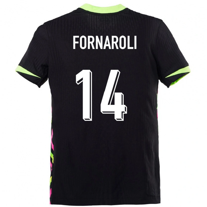 Danxen Hombre Camiseta Australia Bruno Fornaroli #14 Azul Oscuro 2ª Equipación 24-26 La Camisa