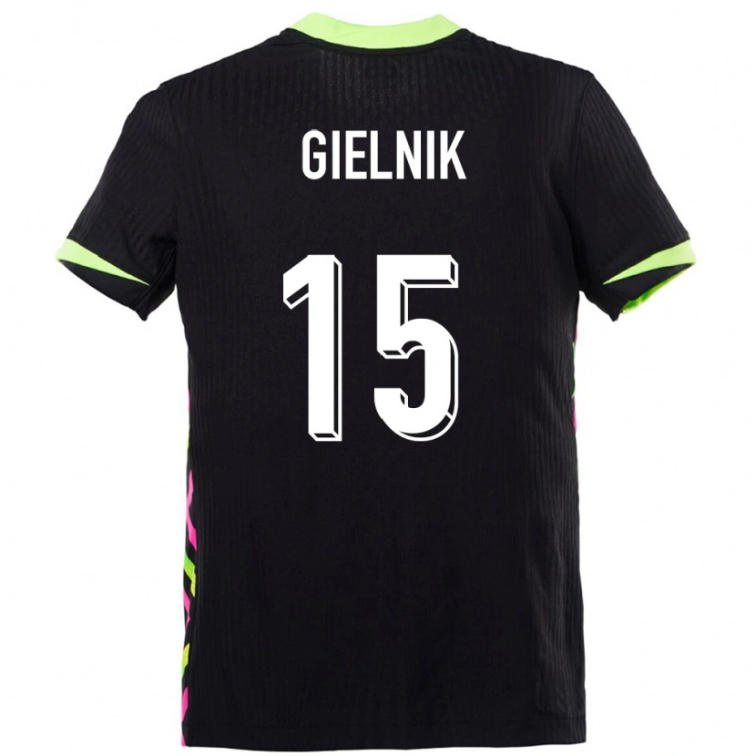 Danxen Hombre Camiseta Australia Emily Gielnik #15 Azul Oscuro 2ª Equipación 24-26 La Camisa