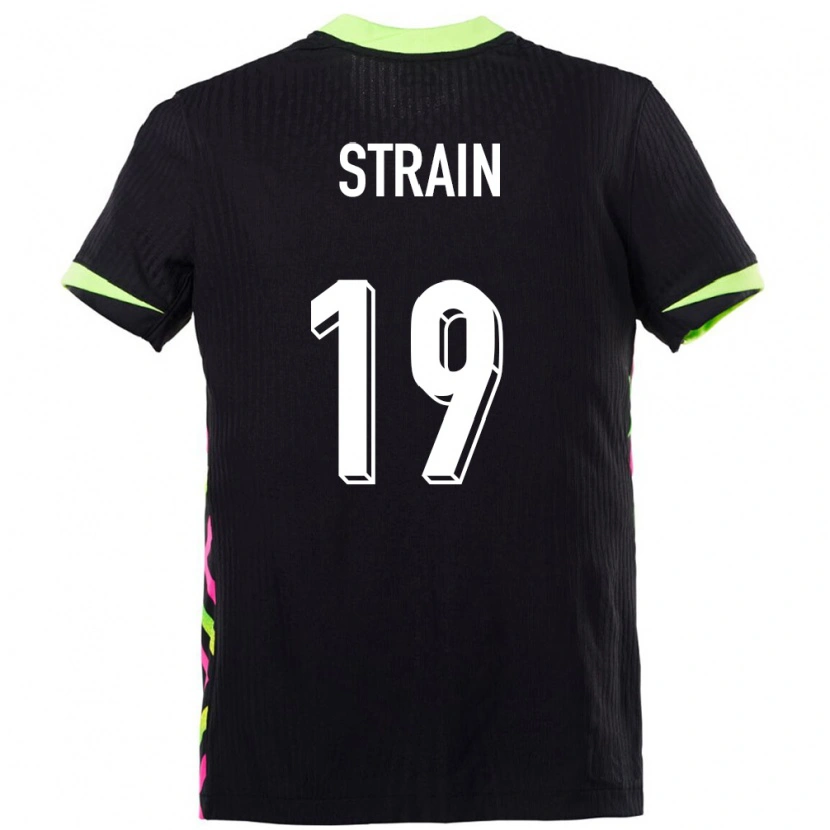 Danxen Hombre Camiseta Australia Ryan Strain #19 Azul Oscuro 2ª Equipación 24-26 La Camisa