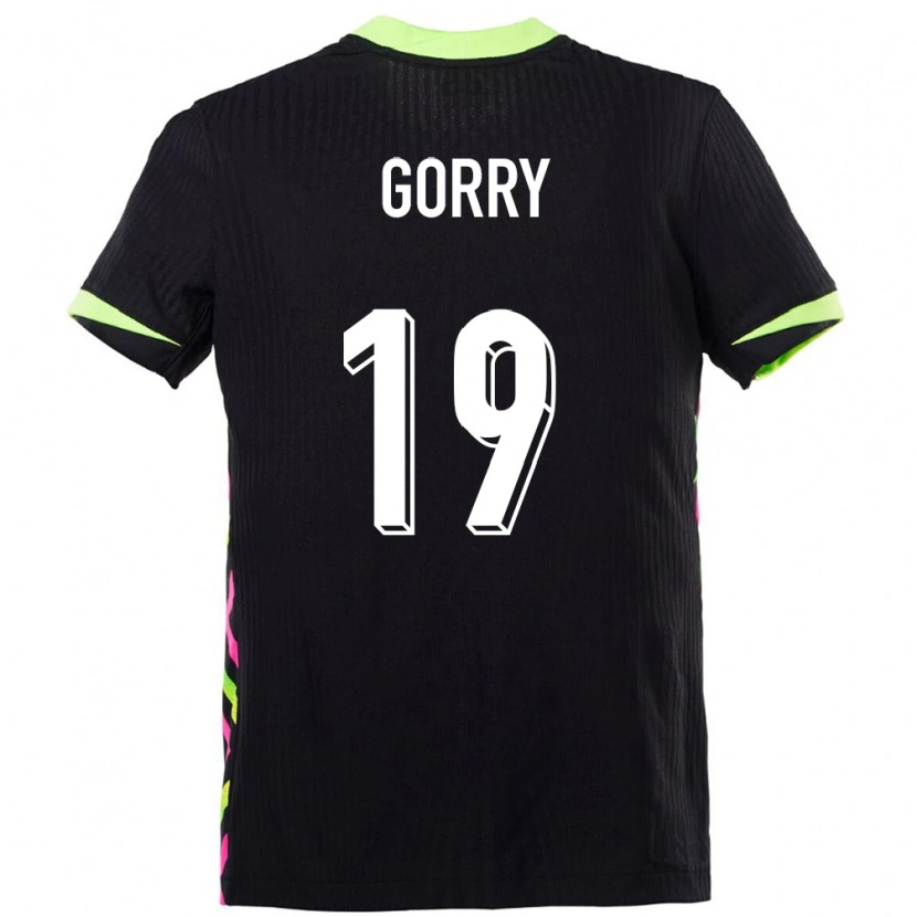 Danxen Hombre Camiseta Australia Katrina Gorry #19 Azul Oscuro 2ª Equipación 24-26 La Camisa