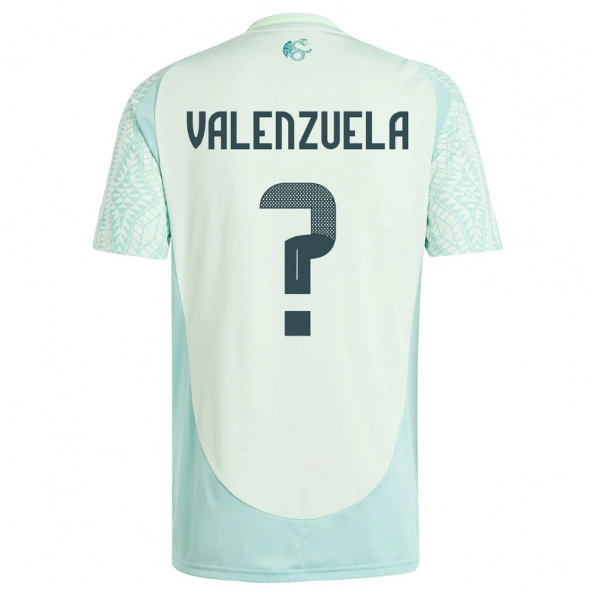 Danxen Hombre Camiseta México Francisco Valenzuela #0 Lino Verde 2ª Equipación 24-26 La Camisa