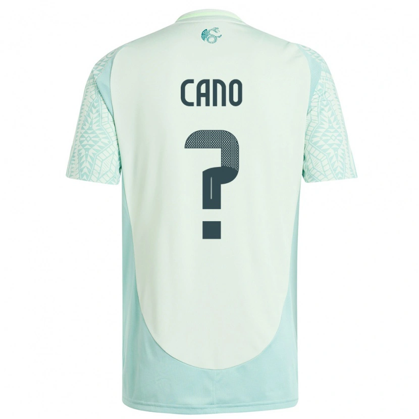 Danxen Hombre Camiseta México Iker Cano #0 Lino Verde 2ª Equipación 24-26 La Camisa