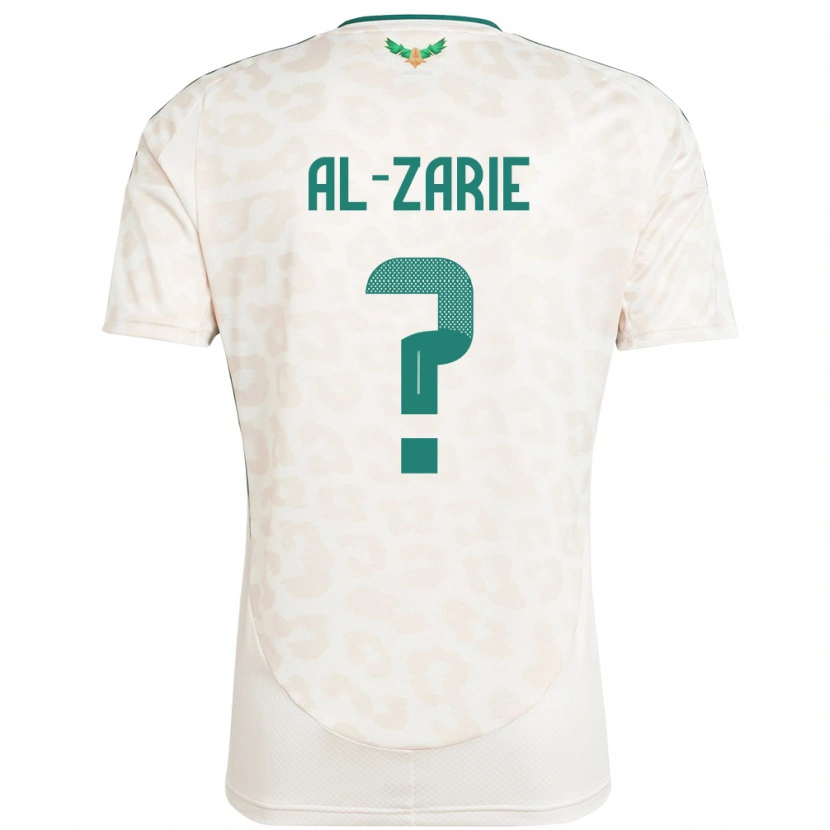 Danxen Hombre Camiseta Arabia Saudita Hussain Al-Zarie #0 Blanco 2ª Equipación 24-26 La Camisa