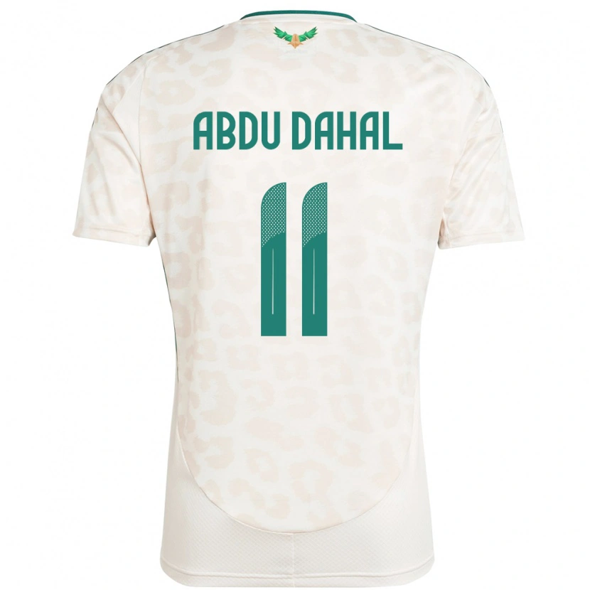 Danxen Hombre Camiseta Arabia Saudita Sabri Abdu Dahal #11 Blanco 2ª Equipación 24-26 La Camisa