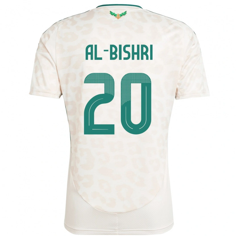 Danxen Hombre Camiseta Arabia Saudita Nawaf Al-Bishri #20 Blanco 2ª Equipación 24-26 La Camisa