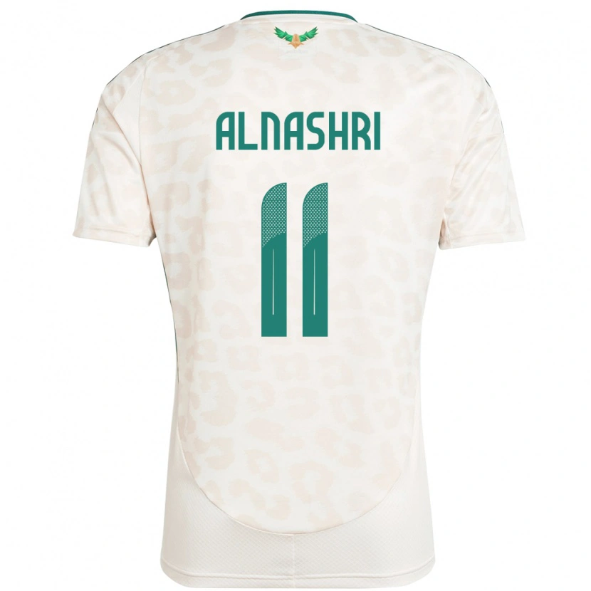 Danxen Hombre Camiseta Arabia Saudita Awad Alnashri #11 Blanco 2ª Equipación 24-26 La Camisa