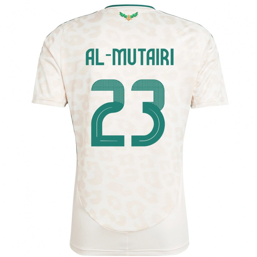 Danxen Hombre Camiseta Arabia Saudita Turki Al Mutairi #23 Blanco 2ª Equipación 24-26 La Camisa