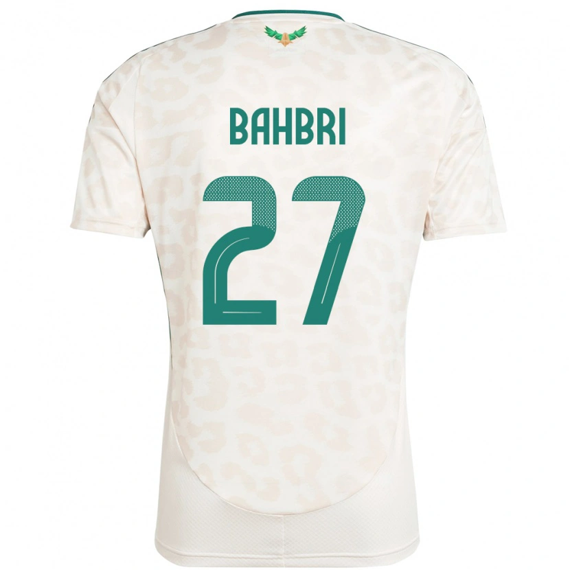 Danxen Hombre Camiseta Arabia Saudita Hatan Bahbri #27 Blanco 2ª Equipación 24-26 La Camisa