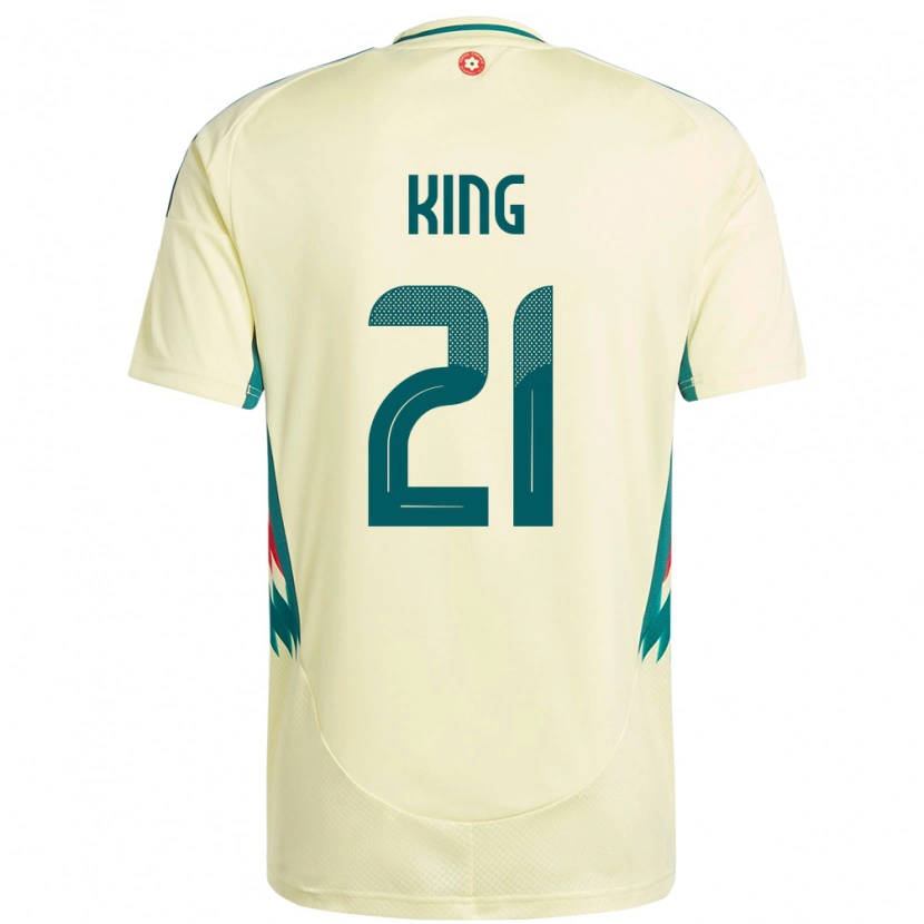 Danxen Hombre Camiseta Gales Tom King #21 Beige Amarillo 2ª Equipación 24-26 La Camisa