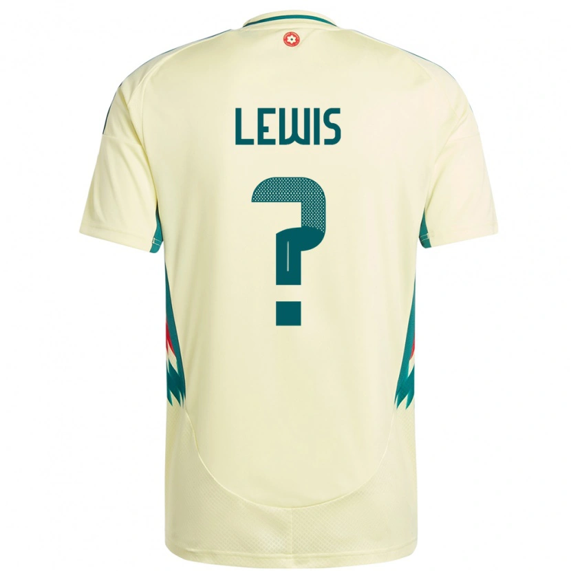 Danxen Hombre Camiseta Gales Bobby Lewis #0 Beige Amarillo 2ª Equipación 24-26 La Camisa