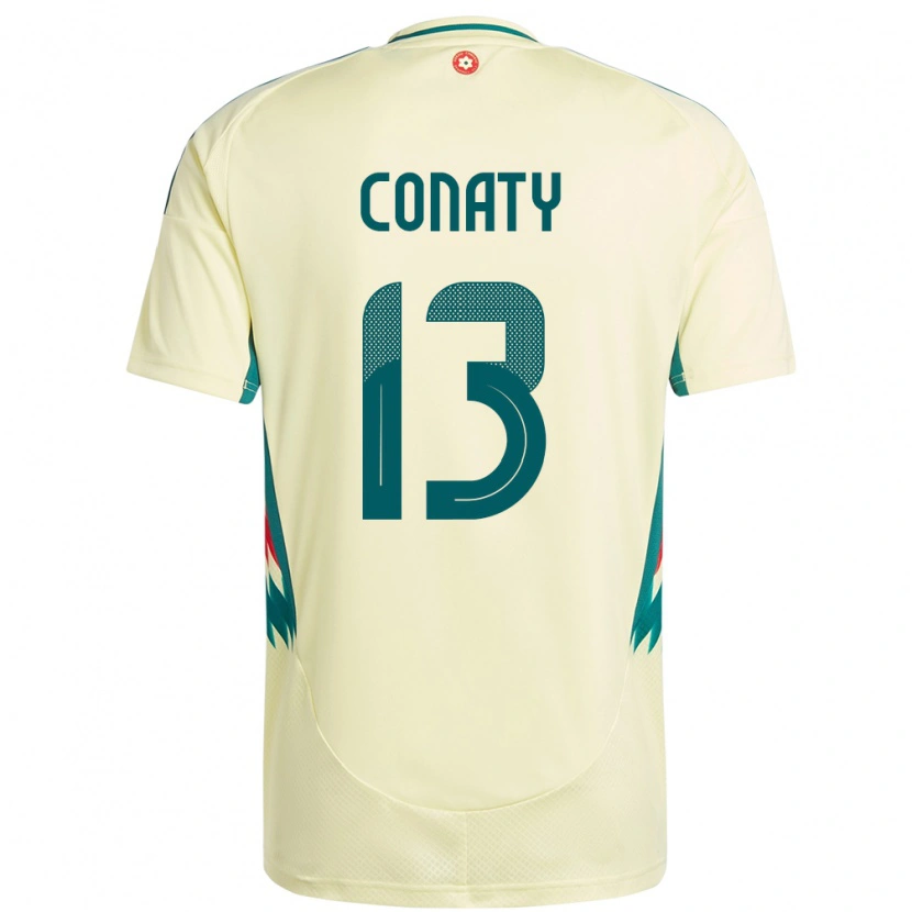 Danxen Hombre Camiseta Gales Keano Conaty #13 Beige Amarillo 2ª Equipación 24-26 La Camisa