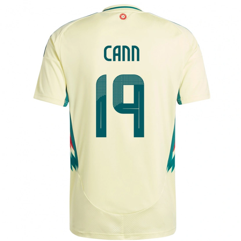Danxen Hombre Camiseta Gales Ethan Cann #19 Beige Amarillo 2ª Equipación 24-26 La Camisa