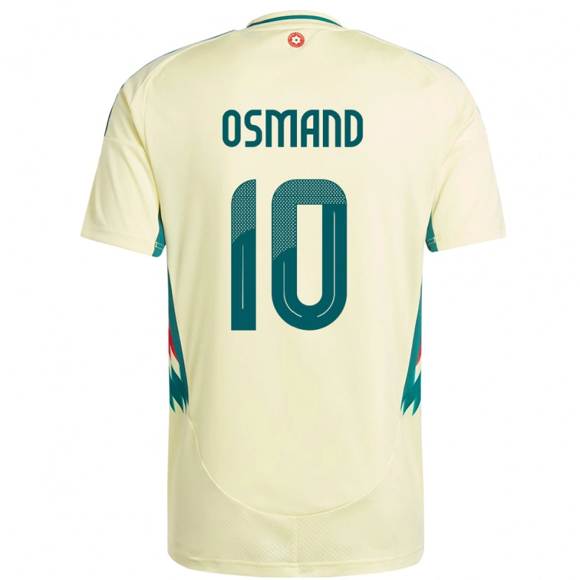Danxen Hombre Camiseta Gales Callum Osmand #10 Beige Amarillo 2ª Equipación 24-26 La Camisa