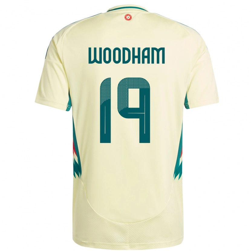 Danxen Hombre Camiseta Gales Lily Woodham #19 Beige Amarillo 2ª Equipación 24-26 La Camisa