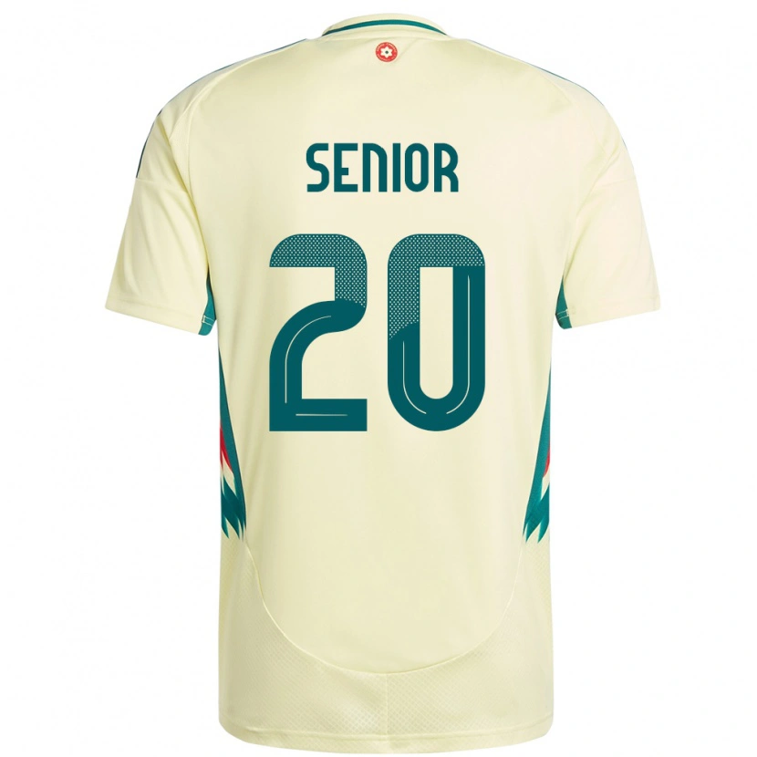 Danxen Hombre Camiseta Gales Matt Senior #20 Beige Amarillo 2ª Equipación 24-26 La Camisa