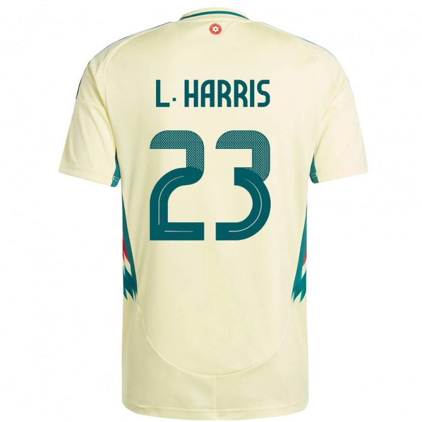Danxen Hombre Camiseta Gales Luke Harris #23 Beige Amarillo 2ª Equipación 24-26 La Camisa