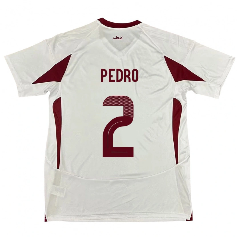 Danxen Hombre Camiseta Catar Ro Ro #2 Blanco 2ª Equipación 24-26 La Camisa