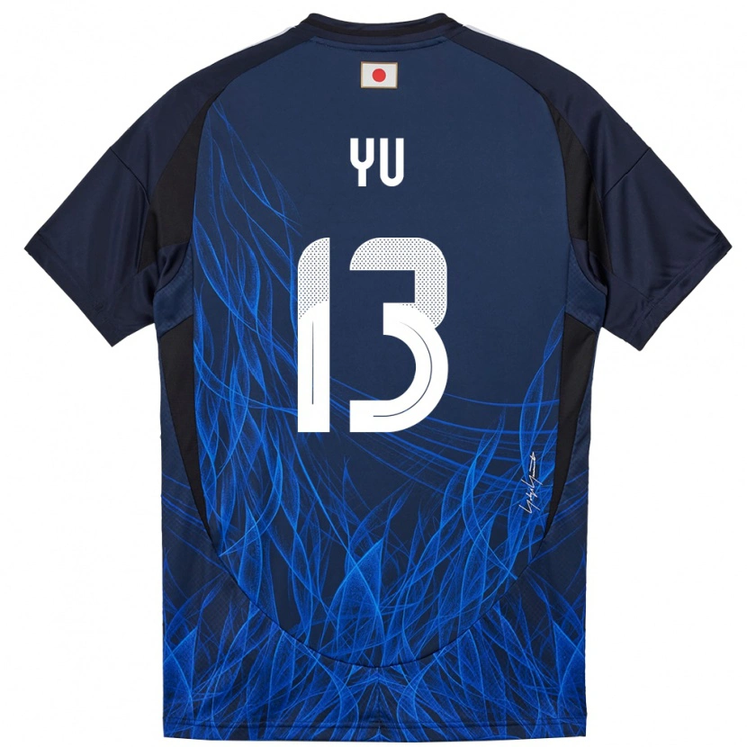 Danxen Mujer Camiseta Japón Yu Hirakawa #13 Azul Oscuro 1ª Equipación 24-26 La Camisa