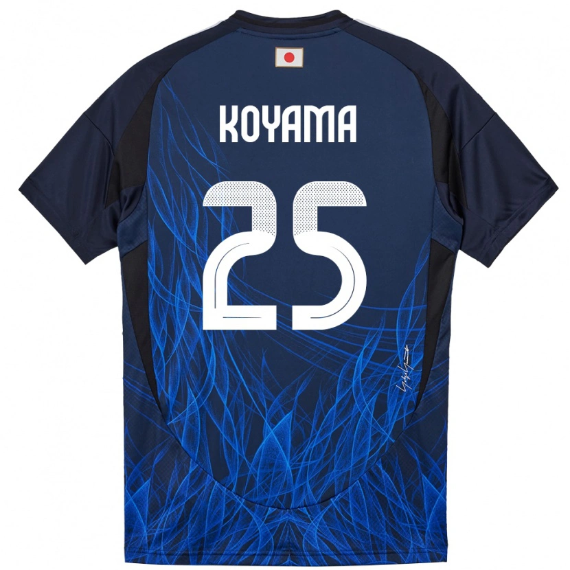 Danxen Mujer Camiseta Japón Shinomi Koyama #25 Azul Oscuro 1ª Equipación 24-26 La Camisa