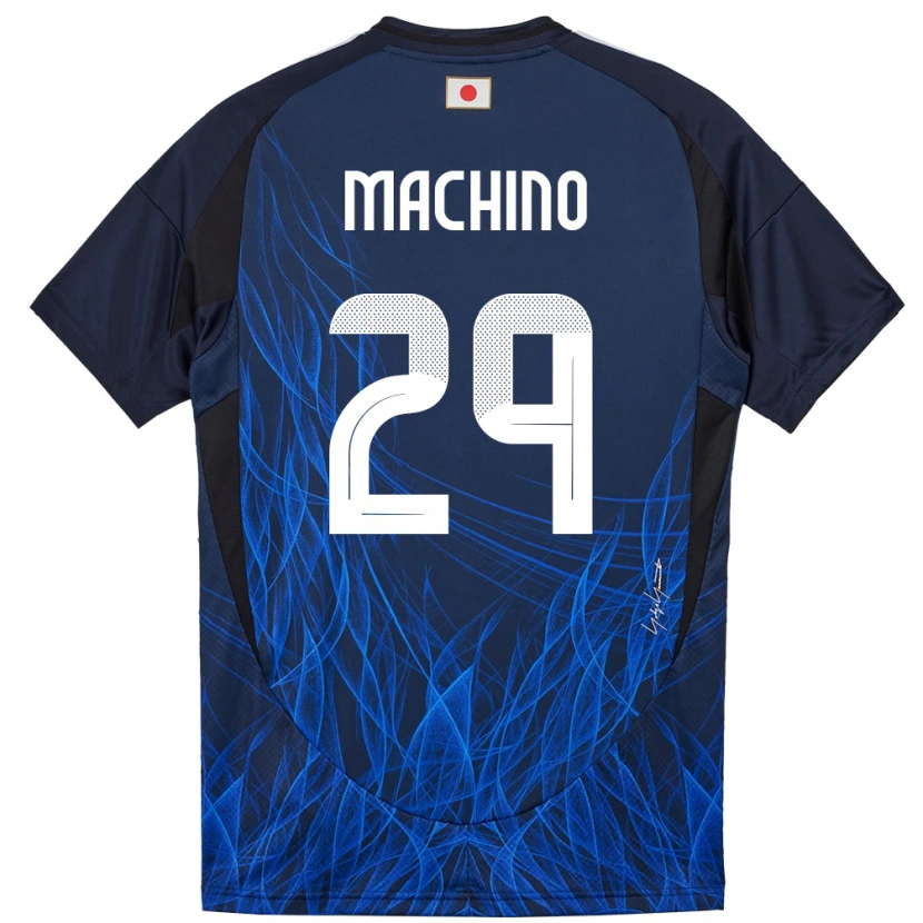 Danxen Mujer Camiseta Japón Shuto Machino #29 Azul Oscuro 1ª Equipación 24-26 La Camisa
